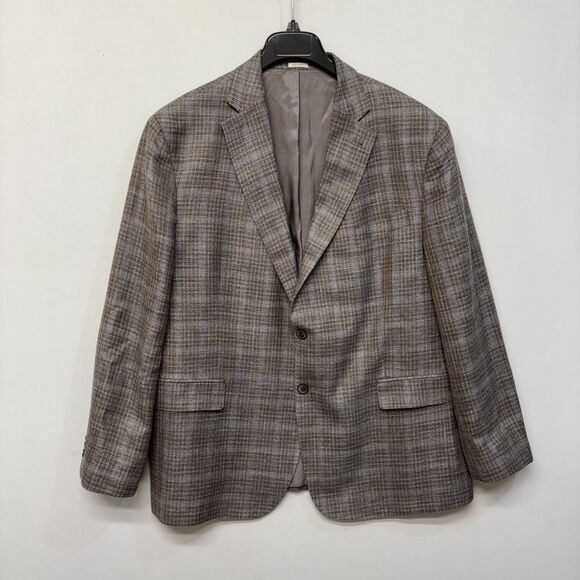 Joseph Abboud Men Ethomas Blazer Jacket Size 48 Reg Wool Silk Linen C055 -25 - Picture 15 of 16